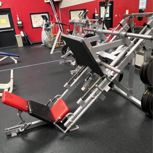 Hammer Strength LINEAR 45 Degree Leg Press – True Linear