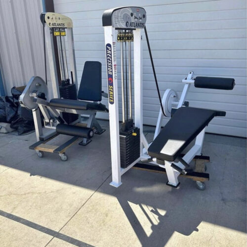 atlantis leg curl/leg extension set.